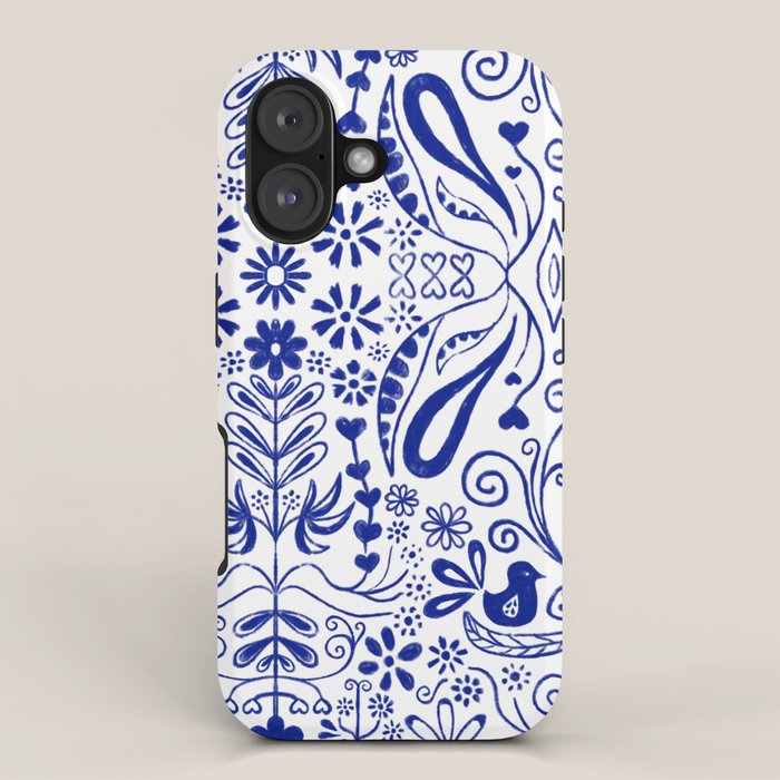 Chinoiserie Folk Seamless Pattern iPhone Case Gallery Image 1