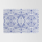 Chinoiserie Folk Seamless Pattern Rug Gallery Image 2
