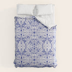 Chinoiserie Folk Seamless Pattern Duvet Cover Gallery Image 6