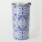 Chinoiserie Folk Seamless Pattern Travel Mug Gallery Image 2