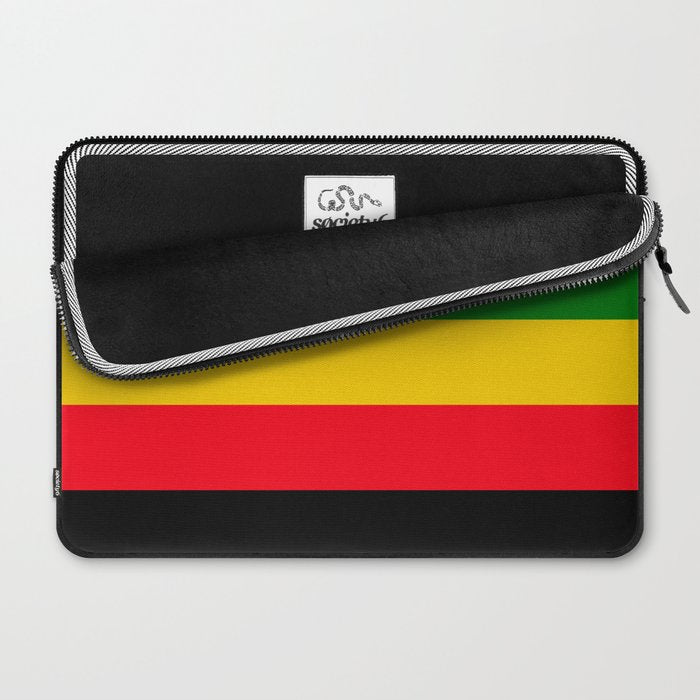 Rastafarian Colors Laptop Sleeve Gallery Image 2