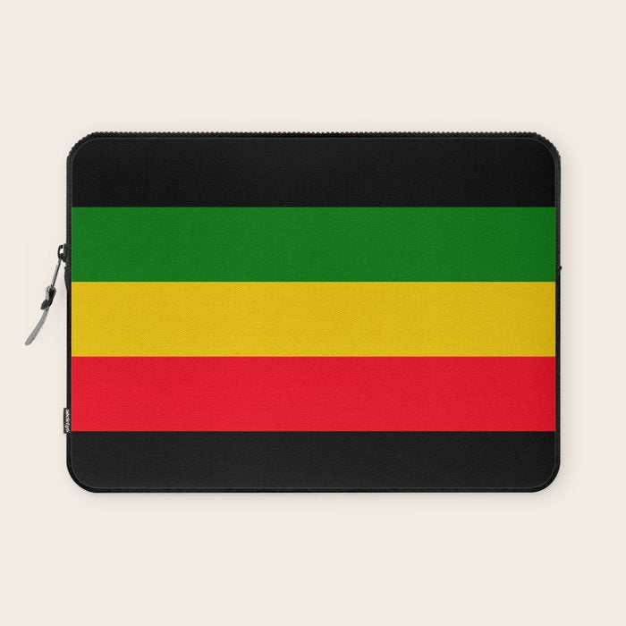 Rastafarian Colors Laptop Sleeve Gallery Image 1