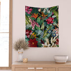 Chintzy Florals - Night Wall Tapestry Gallery Image 2