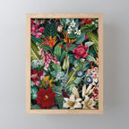 Chintzy Florals - Night Mini Art Print Gallery Image 1