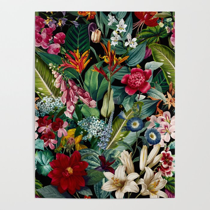 Chintzy Florals - Night Poster Gallery Image 4