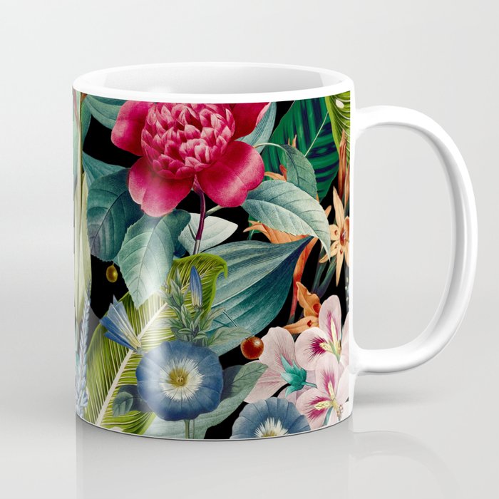 Chintzy Florals - Night Coffee Mug Gallery Image 1