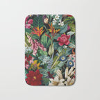 Chintzy Florals - Night Bath Mat Gallery Image 1
