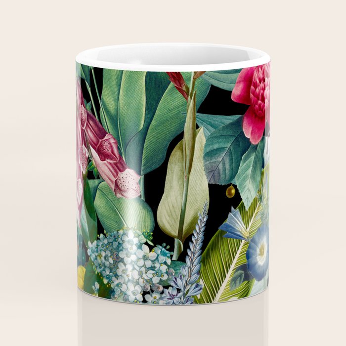 Chintzy Florals - Night Coffee Mug Gallery Image 4