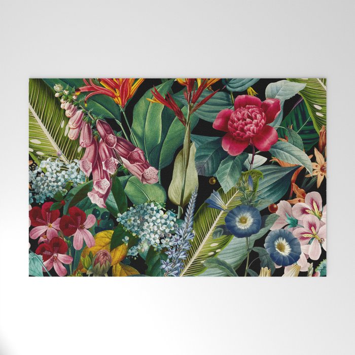 Chintzy Florals - Night Welcome Mat Gallery Image 1