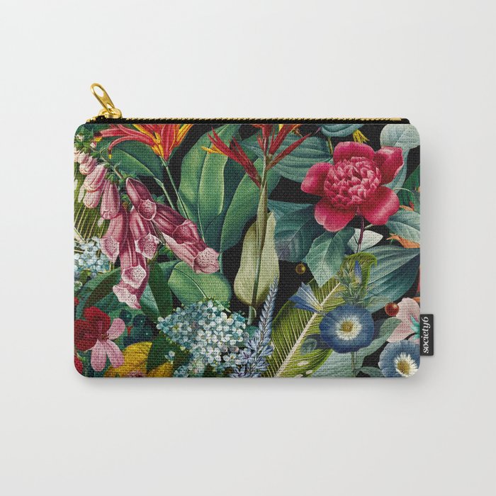 Chintzy Florals - Night Carry All Pouch Gallery Image 1