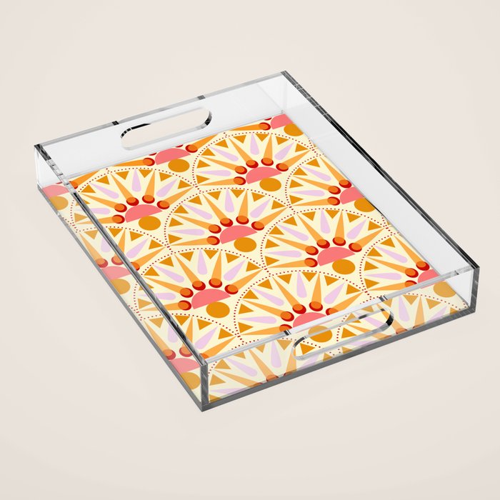Stareburst Scallop Acrylic Tray Gallery Image 1