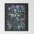 Night Garden Throw Blanket Gallery Image 2