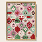 Festive Baubles Pattern Serving Tray Gallery Image 1