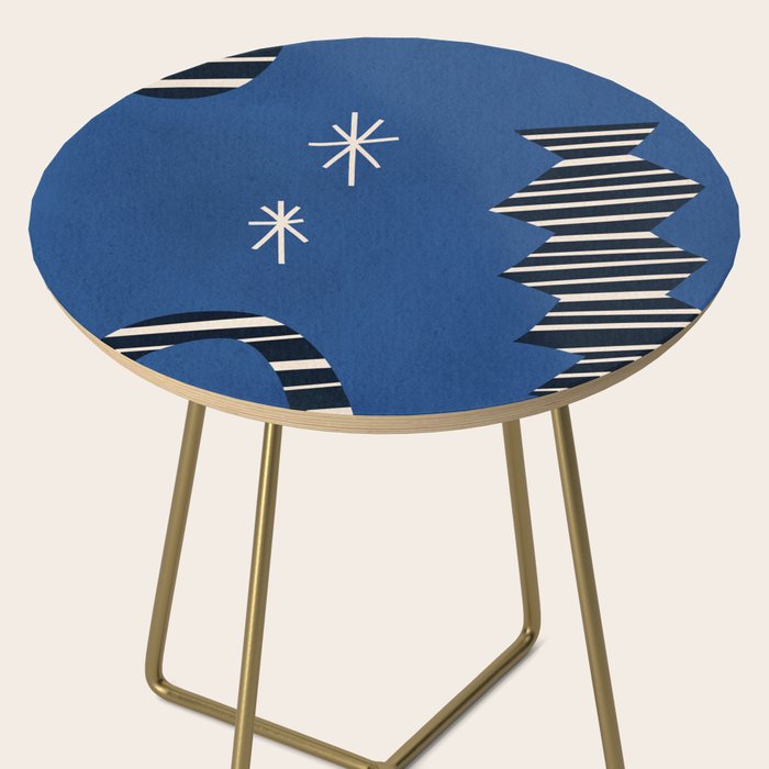 Composition j -blue Side Table Gallery Image 2