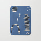 Composition j -blue Bath Mat Gallery Image 1