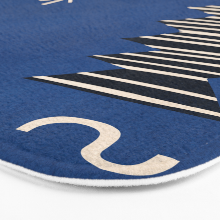 Composition j -blue Bath Mat Gallery Image 3