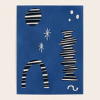 Composition j -blue Poster Gallery Image 4