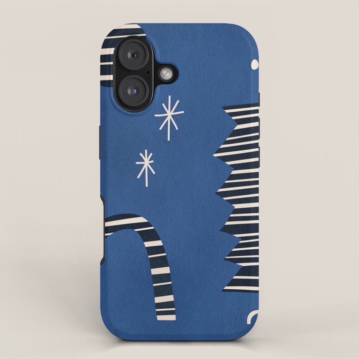 Composition j -blue iPhone Case Gallery Image 1