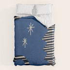Composition j -blue Duvet Cover Gallery Image 6
