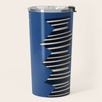 Composition j -blue Travel Mug Gallery Image 2