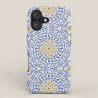 Intricate modern nature tile B iPhone Case Gallery Image 1
