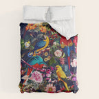 Floral and Birds XLV Duvet Cover Gallery Image 6