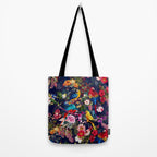 Floral and Birds XLV Tote Bag Gallery Image 2