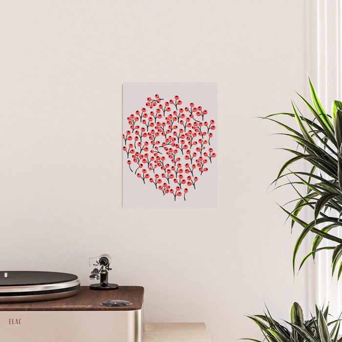 Christmas red fruit - pattern no 4 Poster Gallery Image 2