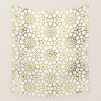 Persian Mosaic - Gold Wall Tapestry Gallery Image 4