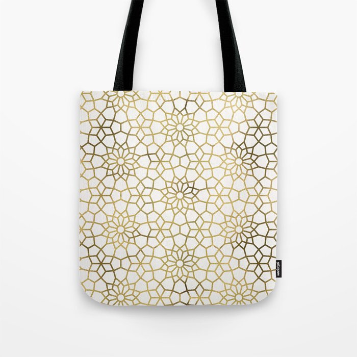 Persian Mosaic - Gold Tote Bag Gallery Image 1