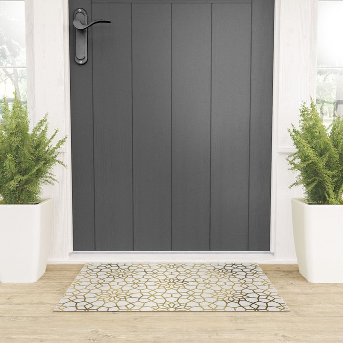Persian Mosaic - Gold Welcome Mat Gallery Image 3