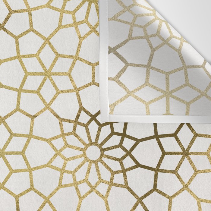 Persian Mosaic - Gold Wall Tapestry Gallery Image 3