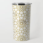 Persian Mosaic - Gold Travel Mug Gallery Image 1