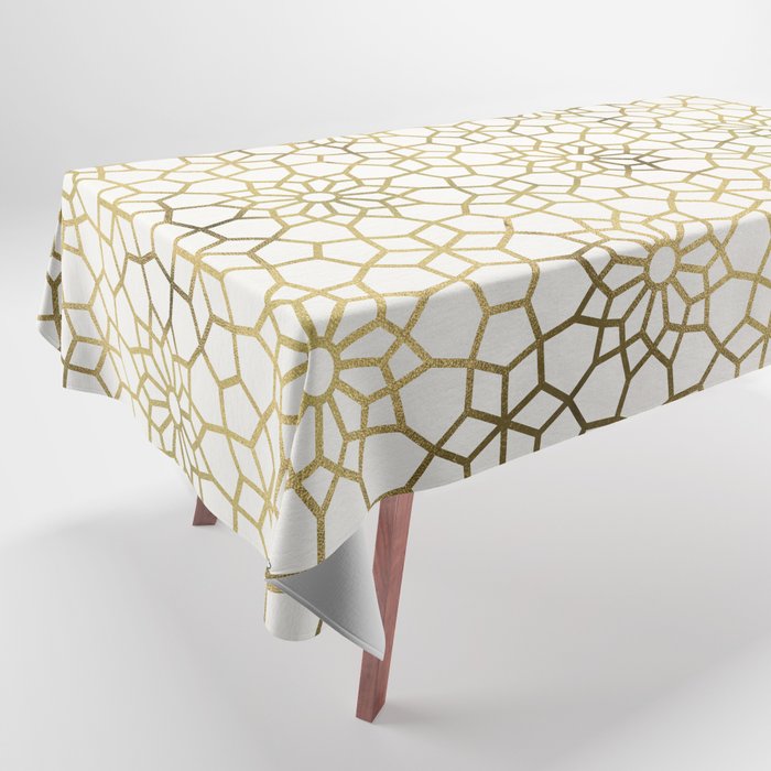 Persian Mosaic - Gold Tablecloth Gallery Image 1