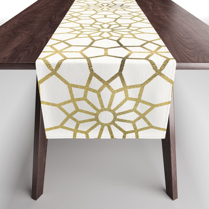 Persian Mosaic - Gold Table Runner Gallery Image 1