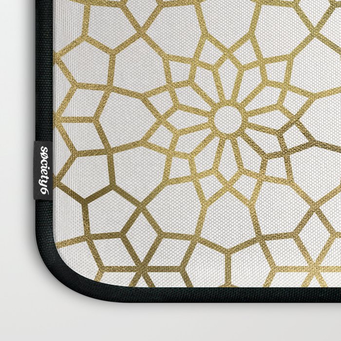 Persian Mosaic - Gold Laptop Sleeve Gallery Image 3