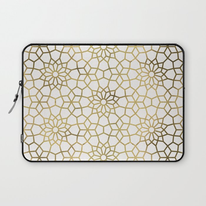 Persian Mosaic - Gold Laptop Sleeve Gallery Image 1