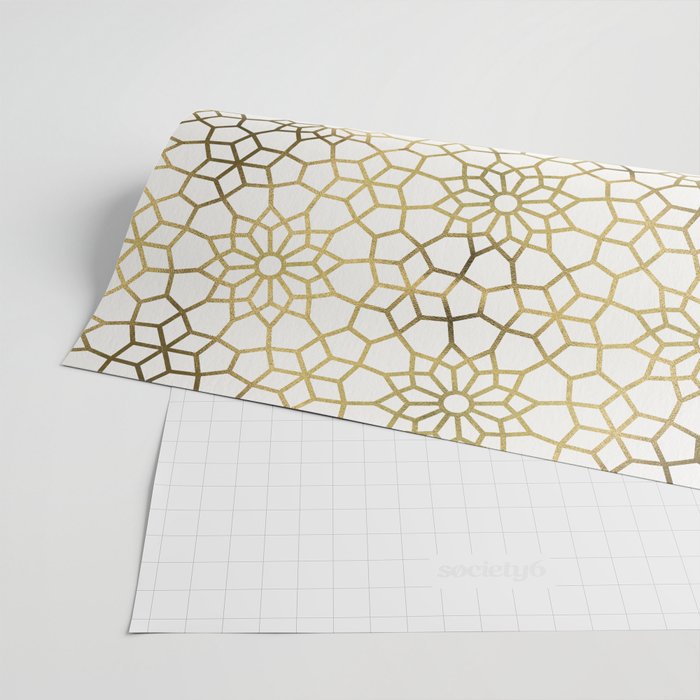 Persian Mosaic - Gold Wrapping Paper Gallery Image 2