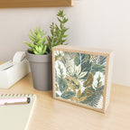 Wild Tropical Prints, Green and Gold Mini Art Print Gallery Image 2