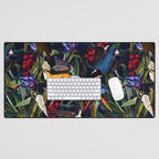 Midnight Birds I Desk Mat Gallery Image 1
