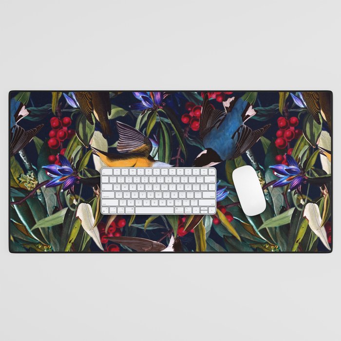 Midnight Birds I Desk Mat Gallery Image 1