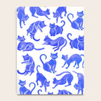 Cat Positions - Blue Palette Notebook Gallery Image 4