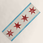 Chicago Flag Yoga Mat Gallery Image 1