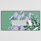 Flower Market Rome Desk Mat Gallery Image 1