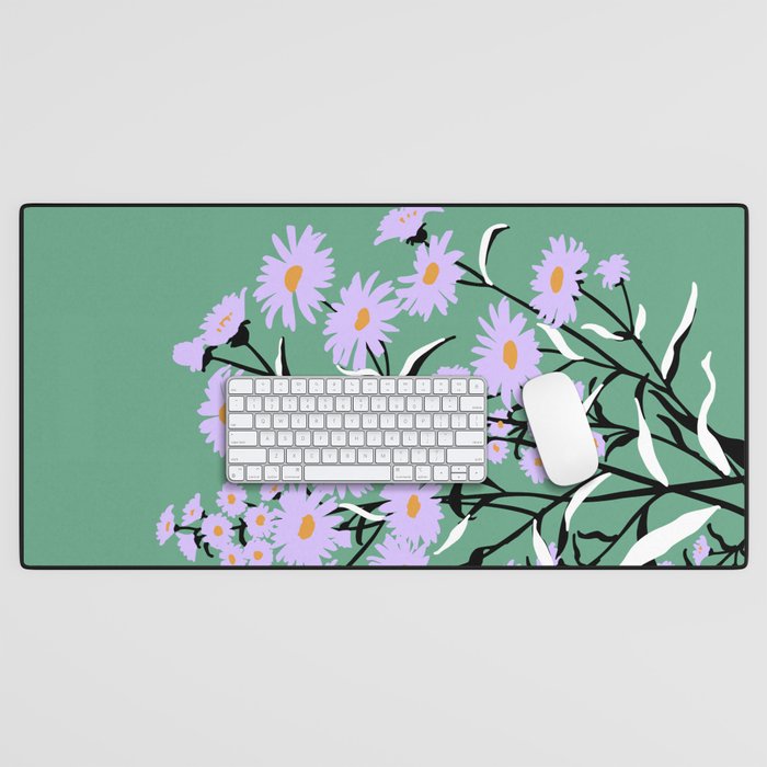 Flower Market Rome Desk Mat Gallery Image 1