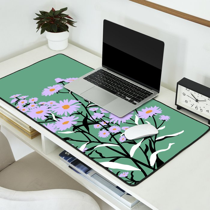 Flower Market Rome Desk Mat Gallery Image 2