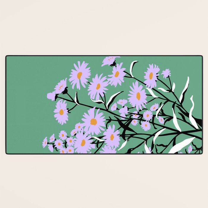 Flower Market Rome Desk Mat Gallery Image 3