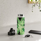 Dark palm tree leaves Water Bottle Gallery Image 4