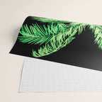 Dark palm tree leaves Wrapping Paper Gallery Image 2