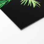 Dark palm tree leaves Welcome Mat Gallery Image 2